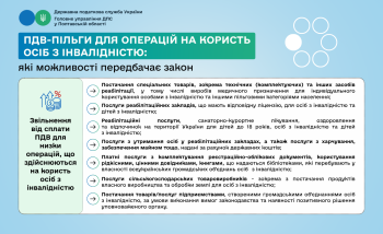ПДВ-пільги для операцій на користь осіб з інвалідністю: які можливості передбачає закон