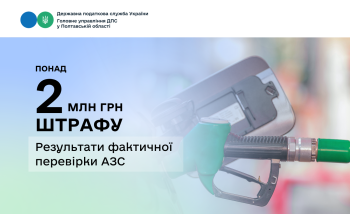Понад 2 млн грн штрафу: результати фактичної перевірки АЗС 