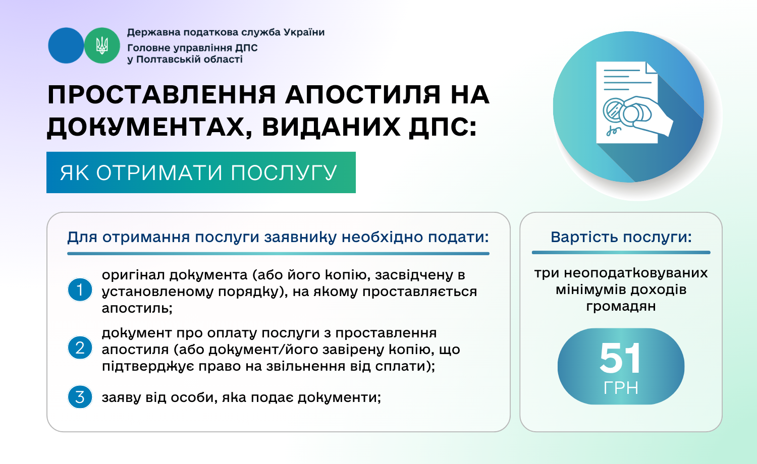 Проставлення апостиля на документах, виданих ДПС: як отримати послугу